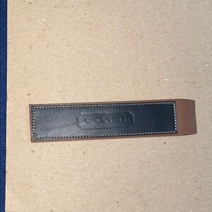 Coach Black and Brown Leather  Bookmaker